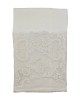 CHEZ MOI Set Bagno Spugna e Pizzo Arabesque Vintage Fango