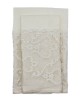 CHEZ MOI Set Bagno Spugna e Pizzo Arabesque Vintage Fango