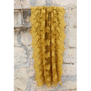 CHEZ MOI Foulard Versailles Senape 97x200