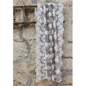 CHEZ MOI Foulard Versailles Vintage Fango 97x200