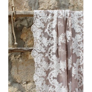 CHEZ MOI Foulard Versailles Vintage Prugna 97x200