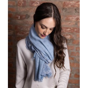 CHEZ MOI Pashmina Flavia Denim